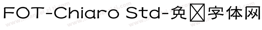 FOT-Chiaro Std字体转换